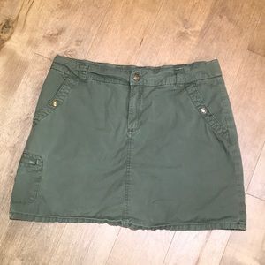 Croft & Barrow Skort khaki green